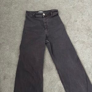 ZARA wide leg pants (purple)